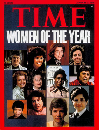 1975年登上《時代》年度人物的12位女性。