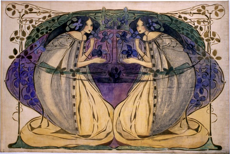 Frances MacDonald－〈Spring〉，繪於1900至1905年間。