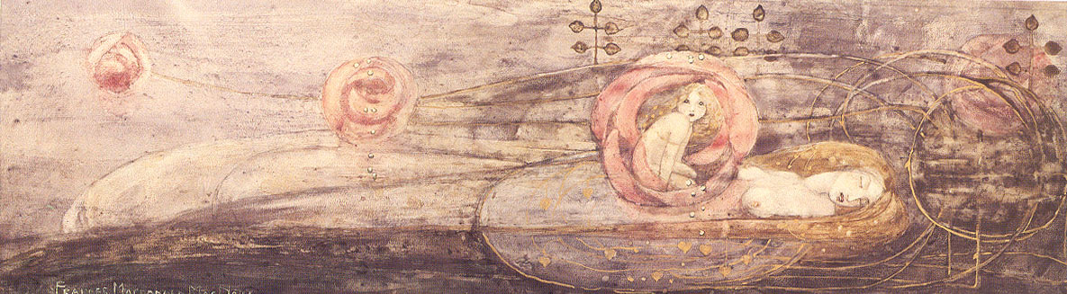 Frances MacDonald－〈Sleeping Princess〉，1909年。