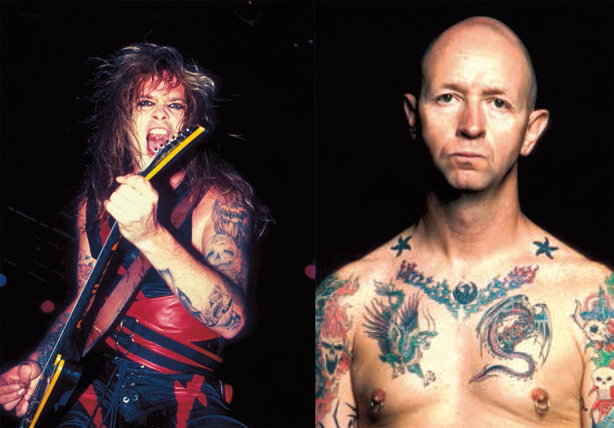 「W.A.S.P.」吉他手克里斯‧霍姆斯（Chris Holmes）；猶太祭司的羅伯‧哈爾福德（Rob Halford）。