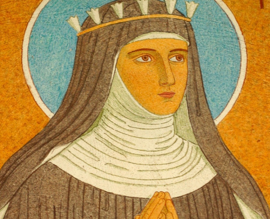 赫德嘉‧馮‧賓根（Hildegard von Bingen）肖像畫。