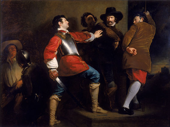 Henry Perronet Briggs創作的〈Discovery of the Gunpowder Plot〉約繪於1823年。