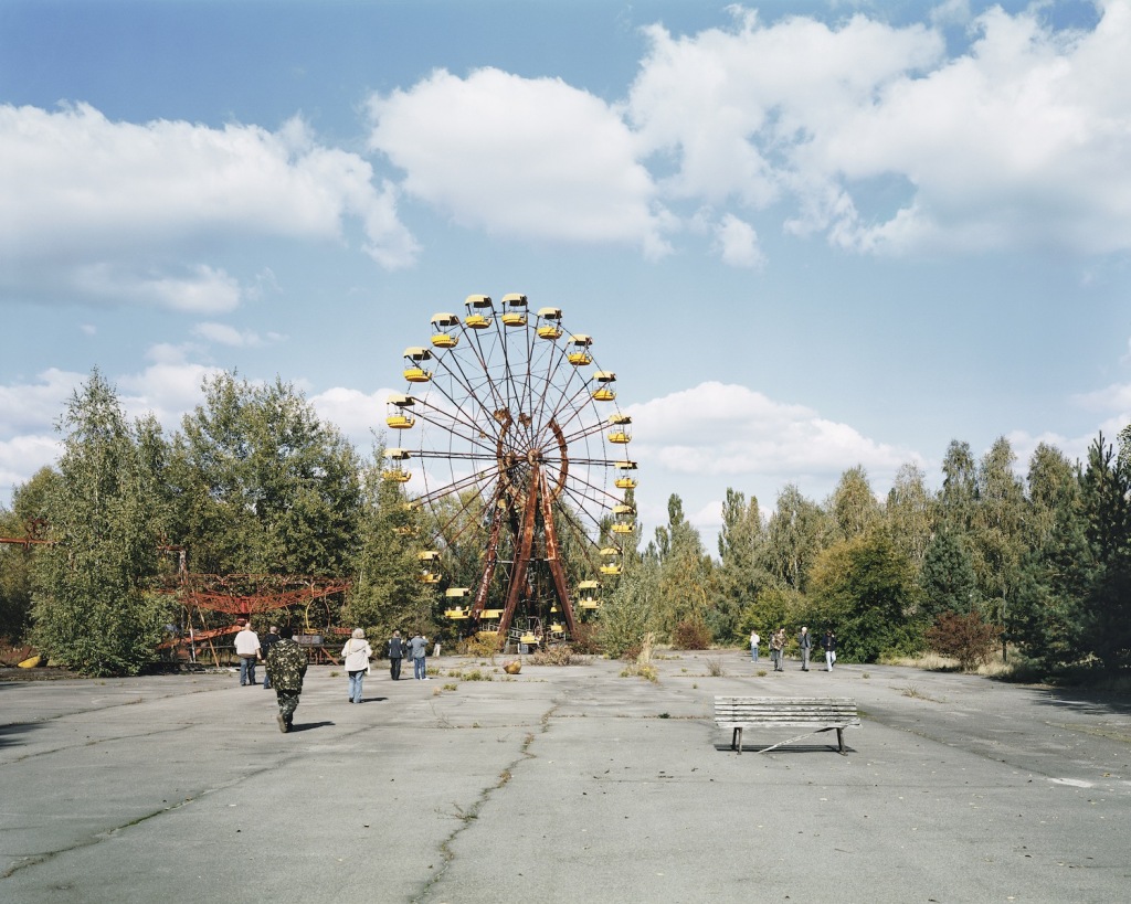 一座廢棄遊樂園，它位於烏克蘭空無一物的鬼城普里皮亞季，就離發生車諾比核事故的發電廠不遠處。