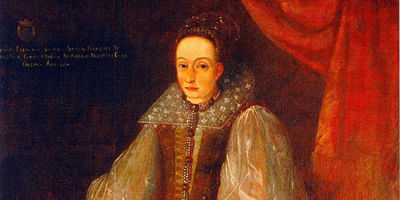 被冠名為「血腥伯爵夫人」的巴托里‧伊莉莎白肖像畫。