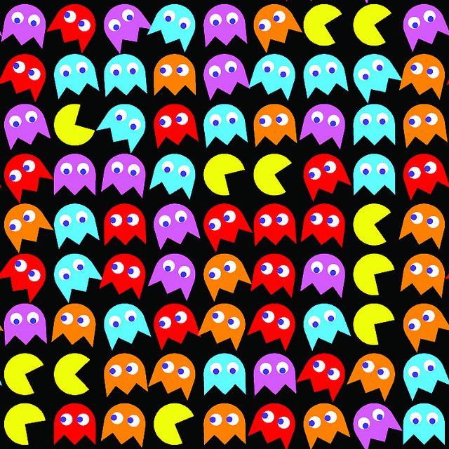 Pacman。credit：Filter Forge@flickr